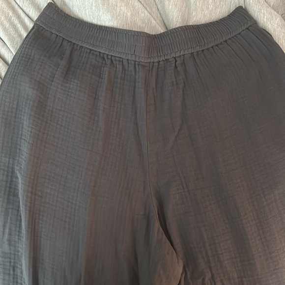 Madewell Wide Leg Cotton Pants - Picture 2 of 6